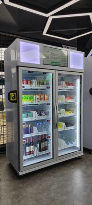 220V Ice Cream Vending Machine For Foods Drinks Smart Vending Fridge