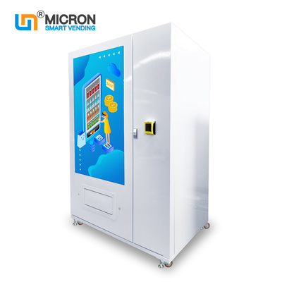 Open Door Smart Automatic Vending Machine With 55 Inch Touch Screen